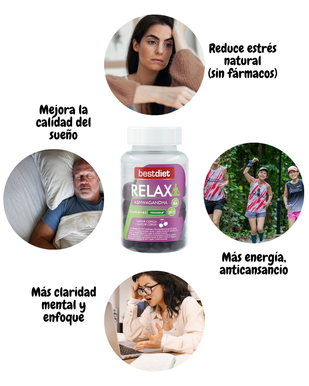 Relax Gummies Alivio de Estrés