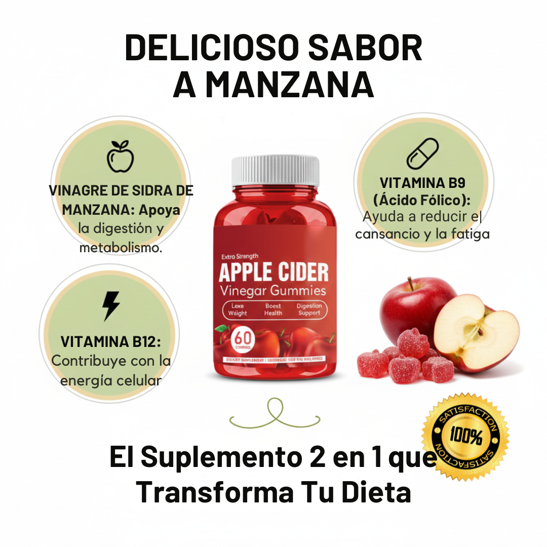 Gomitas KETO Sidra de Manzana